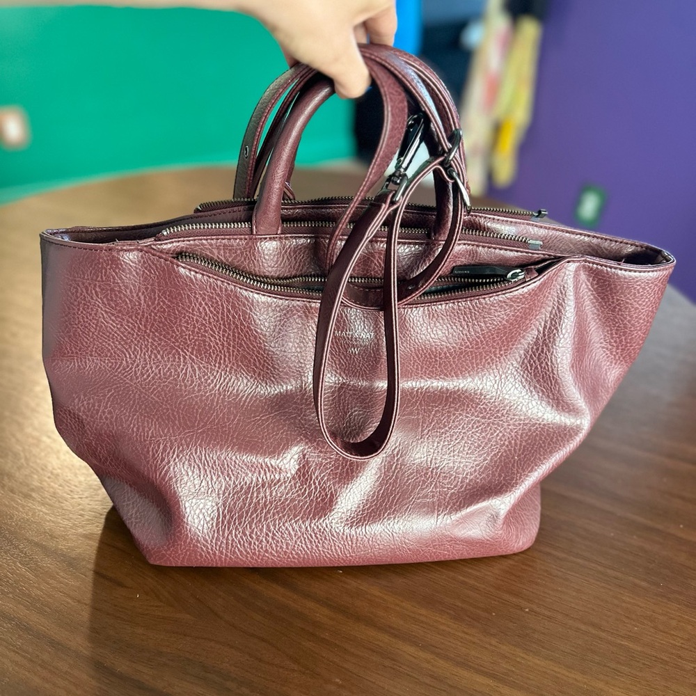 Matt and Nat Sloan Bag / Tote - Berry